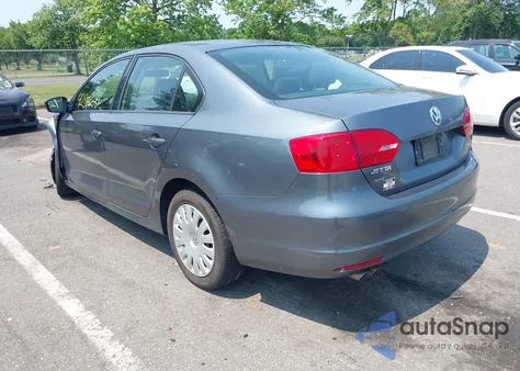 2012 Volkswagen Jetta 2.0L S из США, поврежденный, VIN 3VW1K7AJ2CM339212